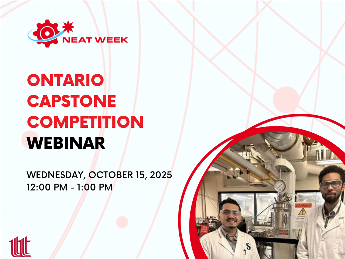You&#39;re Invited: Ontario Capstone Competition Webinar