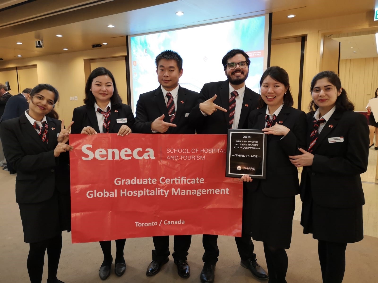 Seneca Team Places 3rd in Asia Pacific Market Study Competition