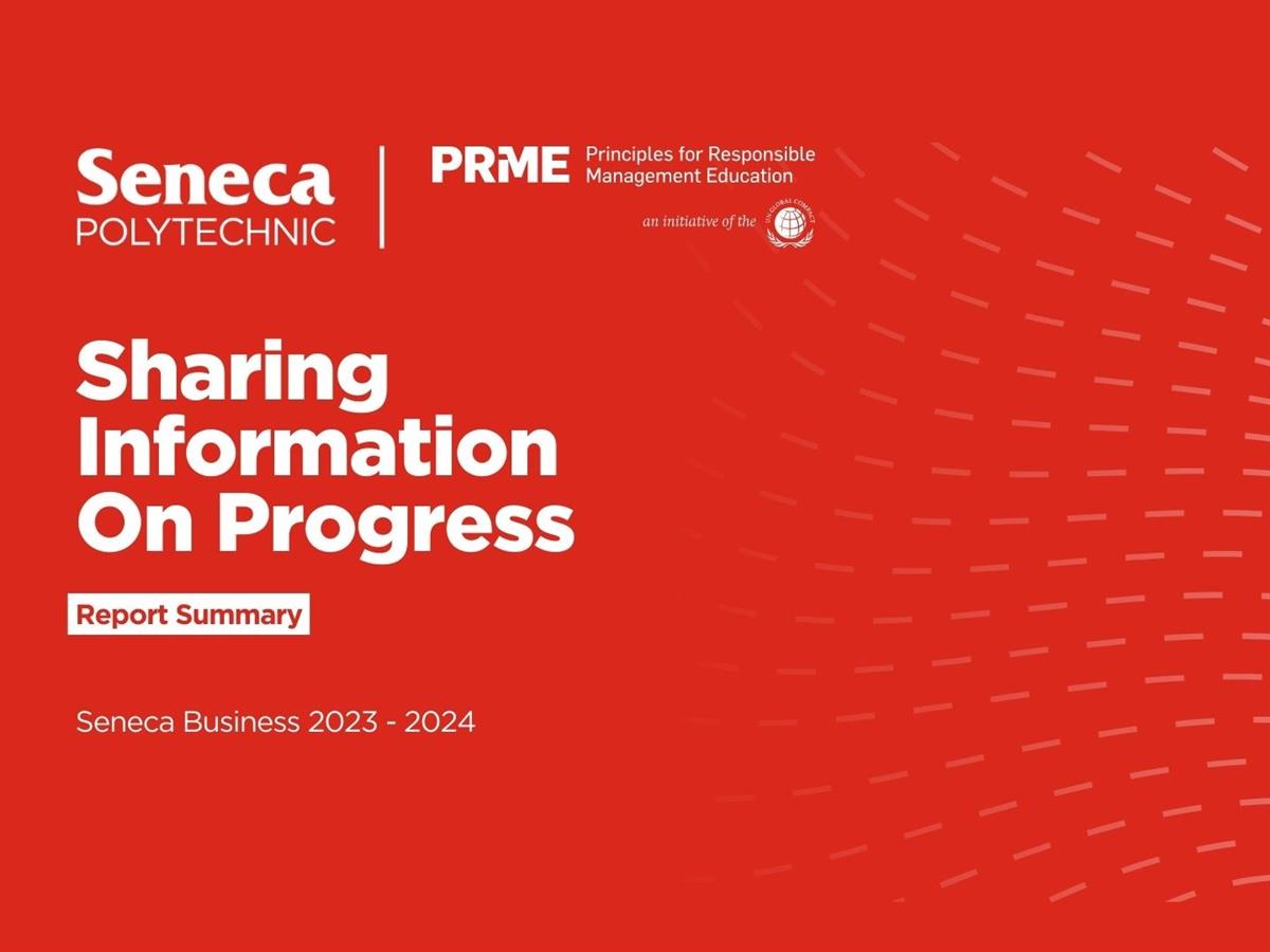 2023-2024 PRME Report: Seneca Business Sets Higher Standards in Responsible Education