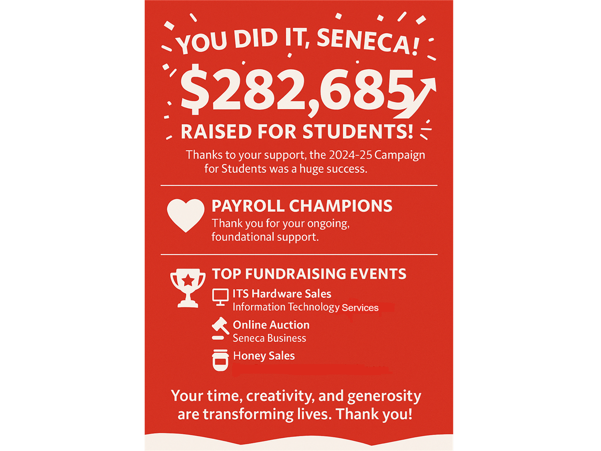 Thank you for powering the 2024–25 Campaign for Students
