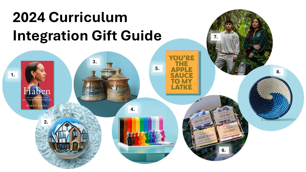 images of gifts part of the curriculum integration gift guide
