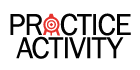 practice activity text icon