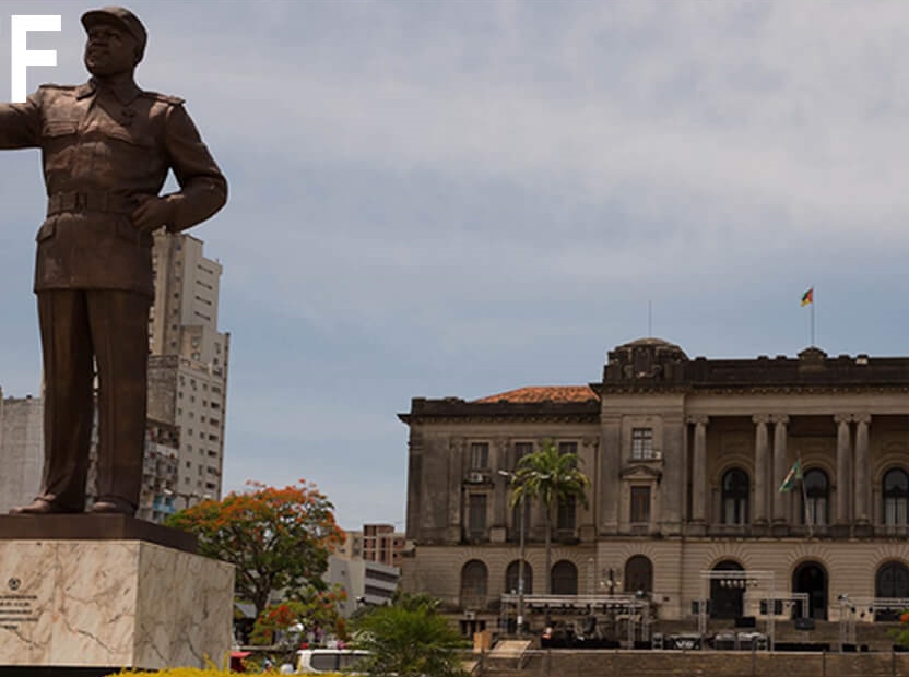 A picture from Praça da Independência in Maputo, the capital city of Mozambique.