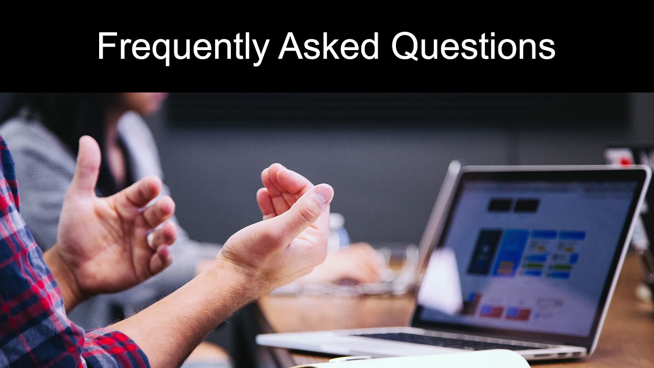 Frequently Asked Questions header