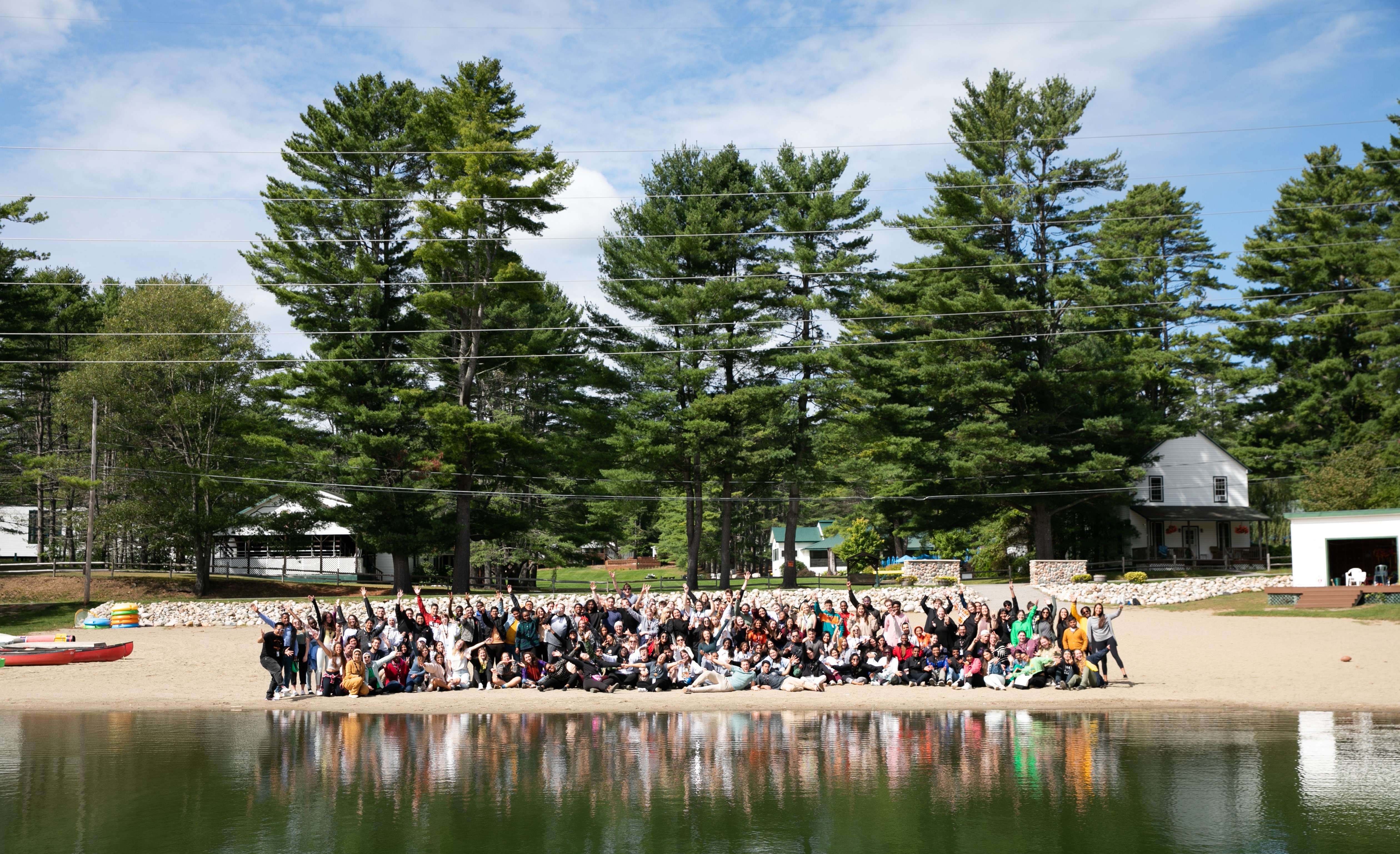 Group photo of camp 2030 campers