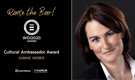 Congratulations to Sabine Weber, School of Fashion, won a 2020 Women of Inspiration Cultural Ambassador award for her work in sustainability from the Universal Womens Network
