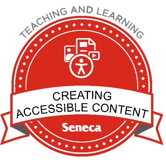 the micro-credential for Foundations of Creating Accessible Content