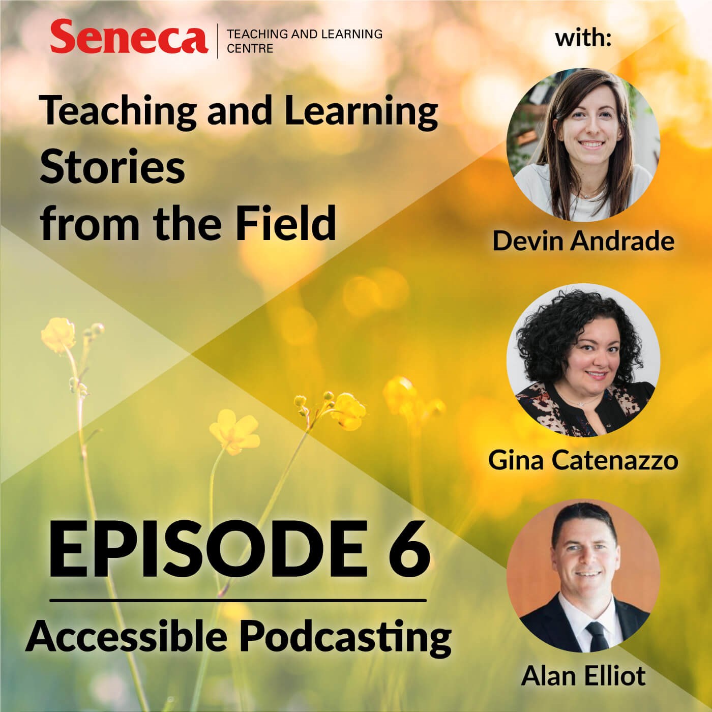Episode 6 of the Teaching and Learning Stories podcast is called Accessible Podcasting with Gina Catenazzo, Devin Andrade, and Alan Elliot