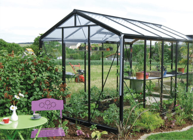 Straight wall greenhouses manufactured by Aluminum Construction Develtere