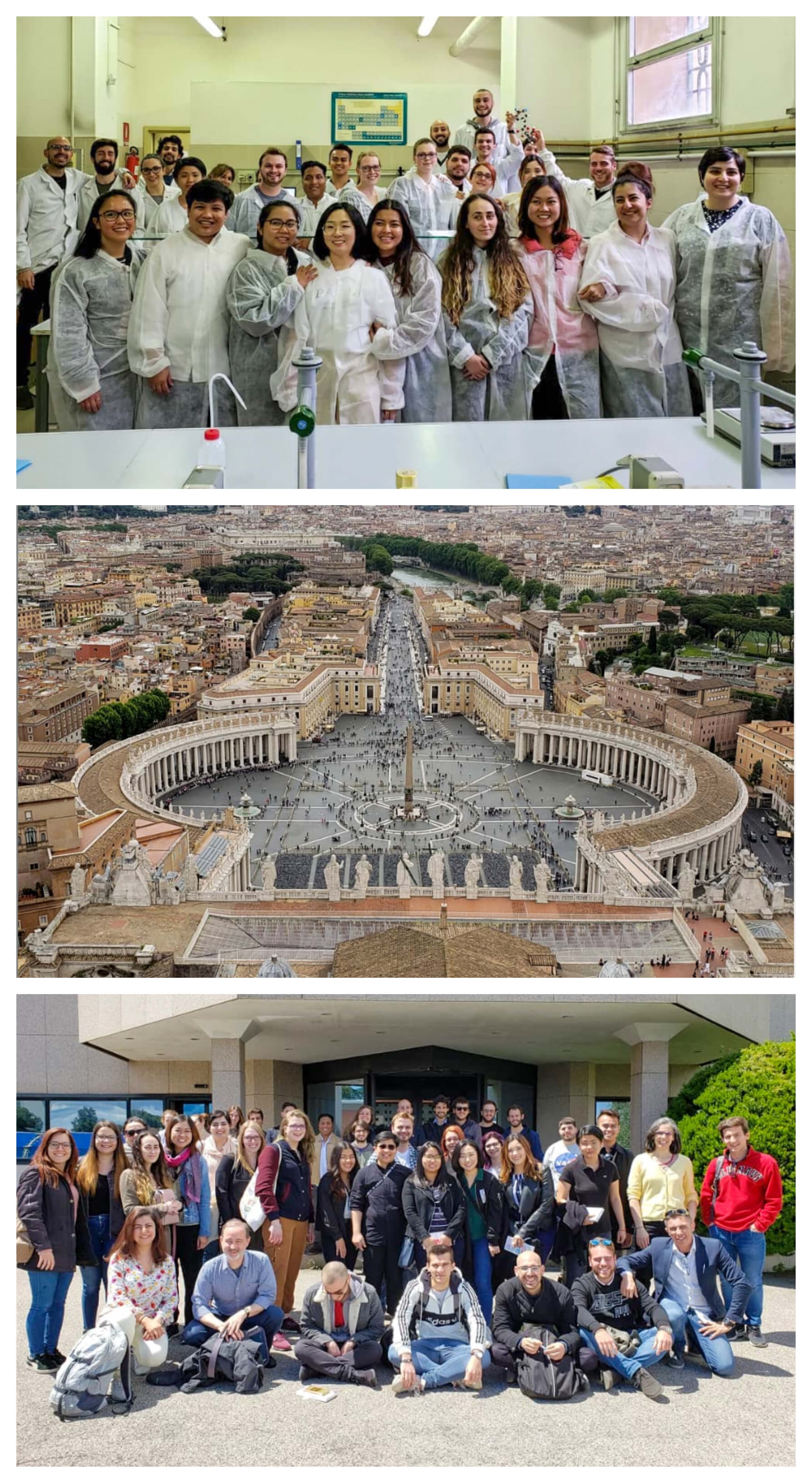 A collection of picture from the Faculty-led Program Abroad in Rome, Italy