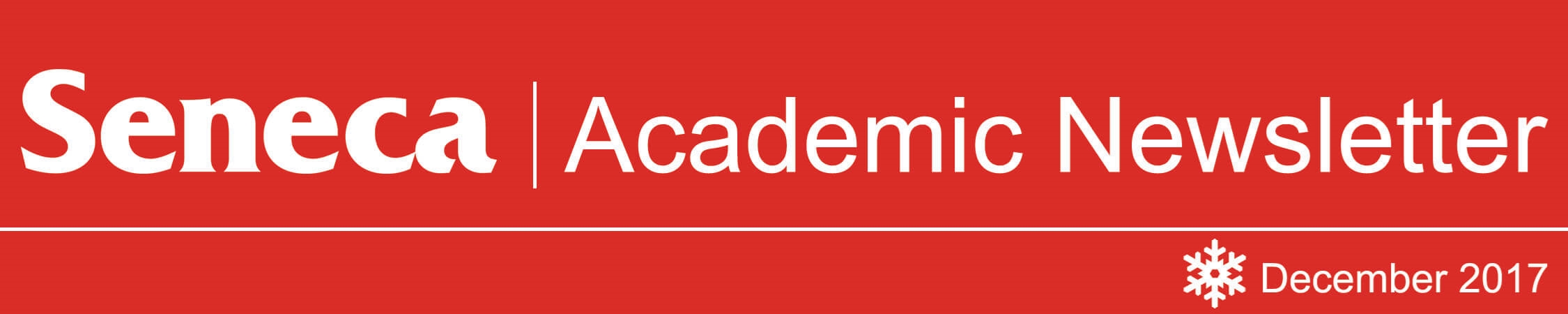 The header logo for the December 2017 issue of the Academic Newsletter