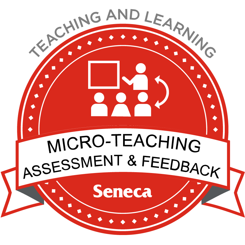 The micro-credential for Micro-teaching Sessions / Assessment & Feedback