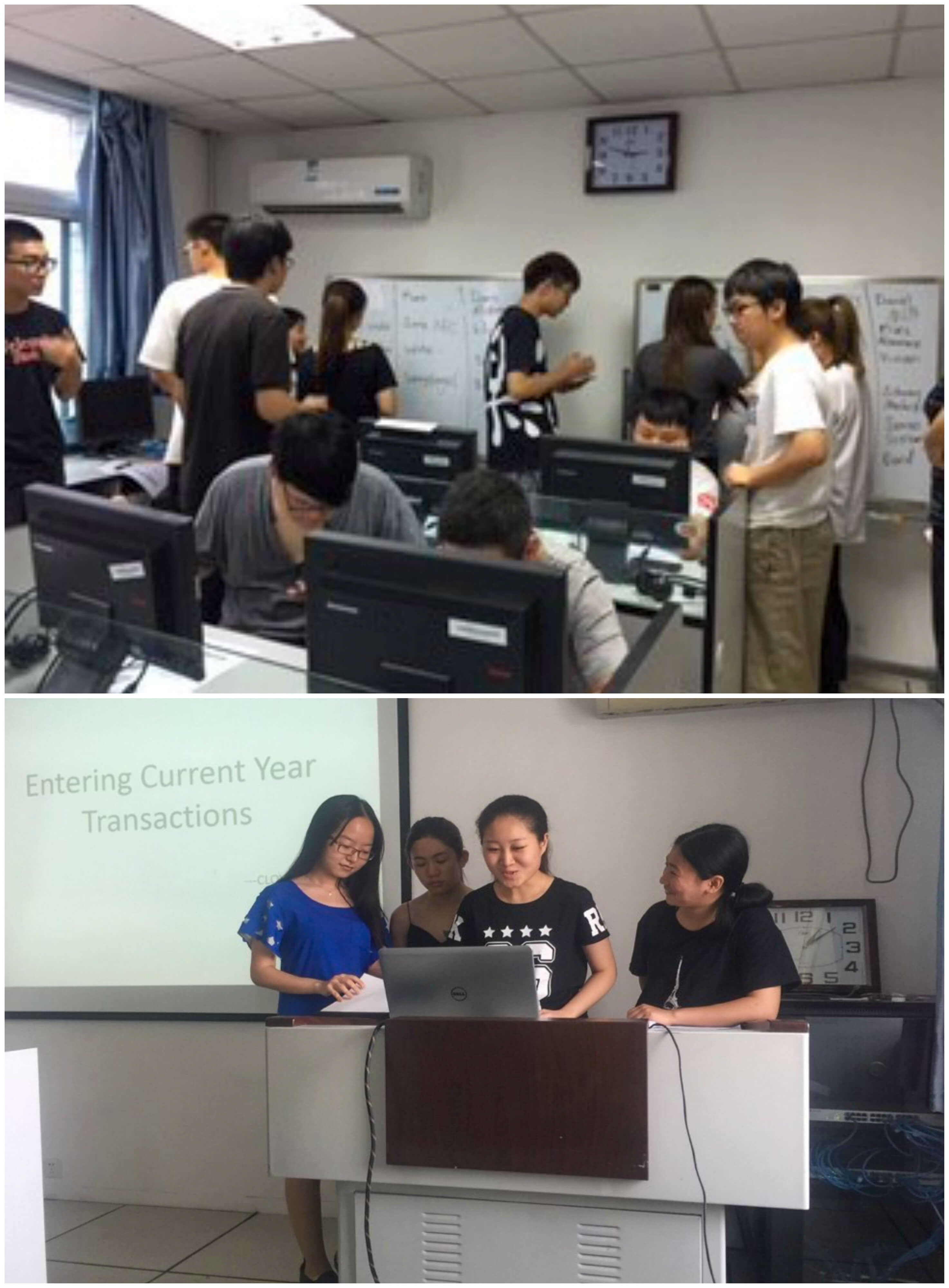 Students in Margaret's classroom in Beijing