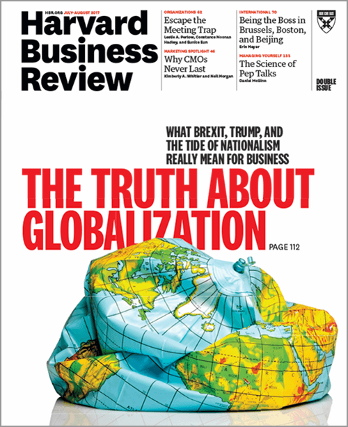 Harvard Business Review cover, July-August 2017
