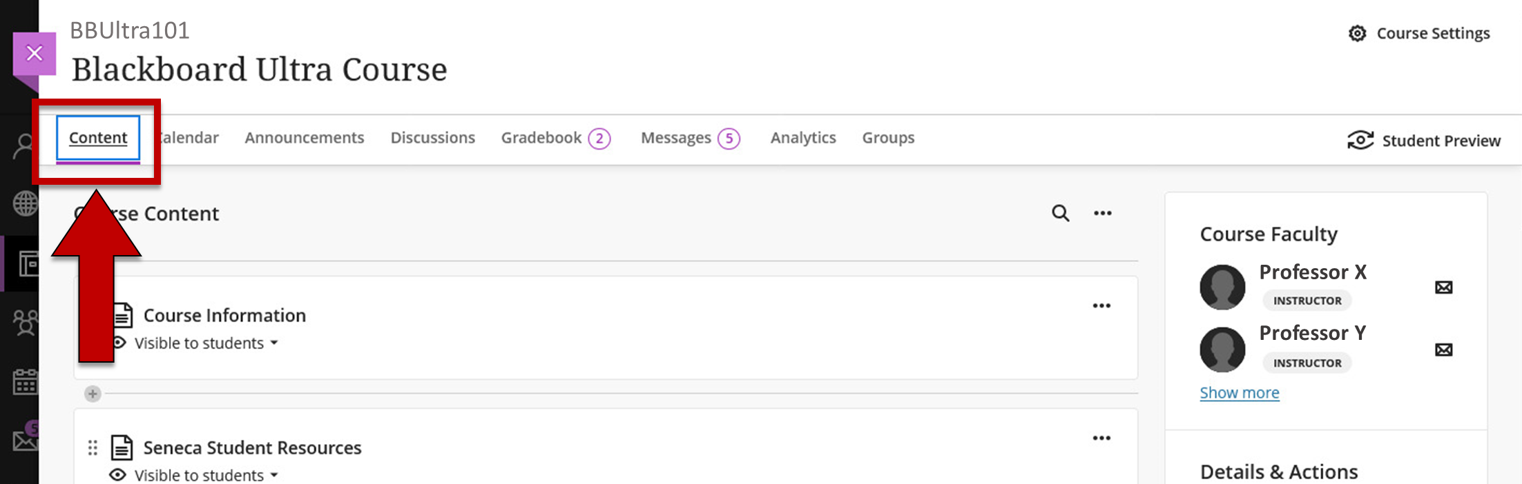Screenshot of Step 1 of moving items using keyboard shortcuts