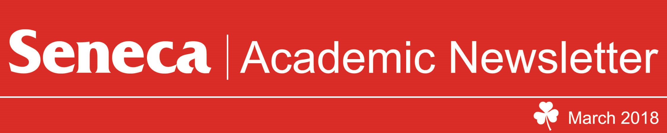 The header logo for the March 2018 issue of the Academic Newsletter