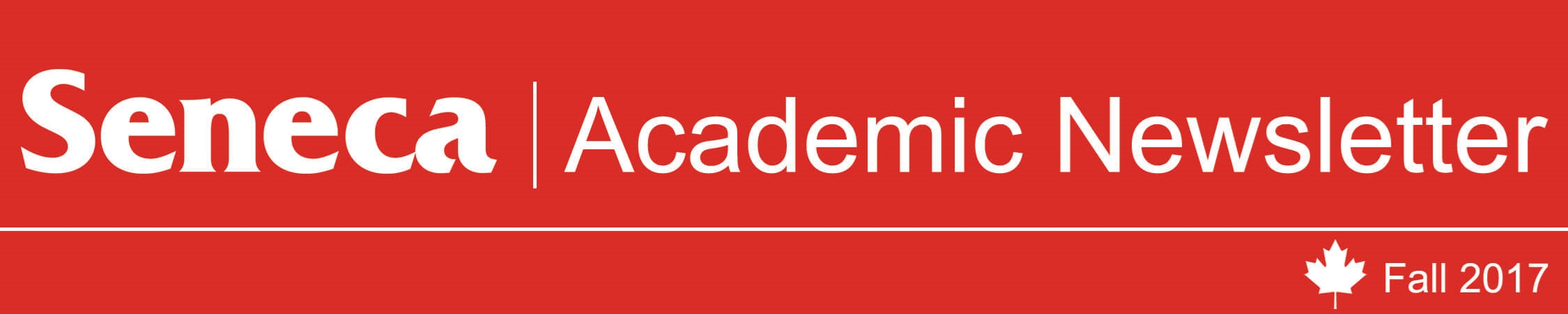 The header logo for the Fall 2017 issue of the Academic Newsletter